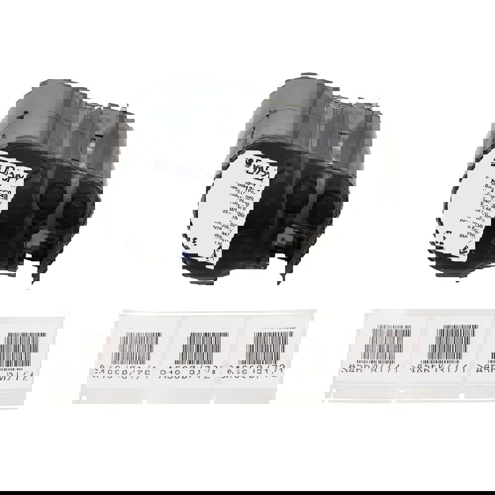 Labels, Ribbons & Tapes; Application: Label Printer Cartridge ; Type: Label Printer Cartridge ; Color Family: White ; Color: Black on White ; Number Of Labels Per Roll: 180 ; For Use With: BMP51; BMP53; M511